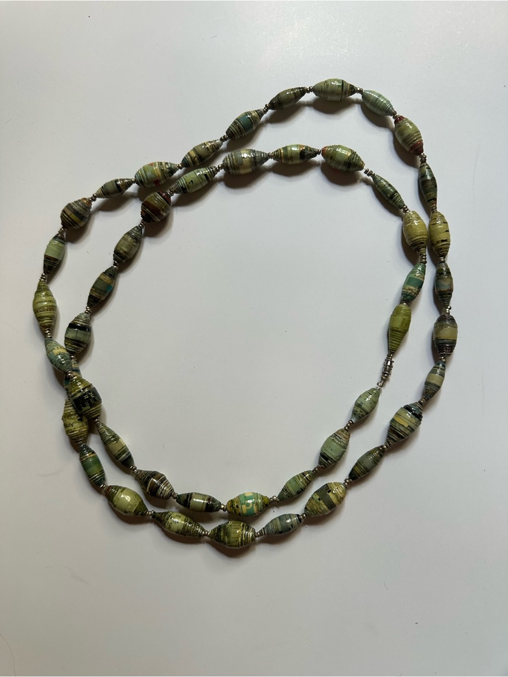 ✨5/$25 Paper Bead Necklace